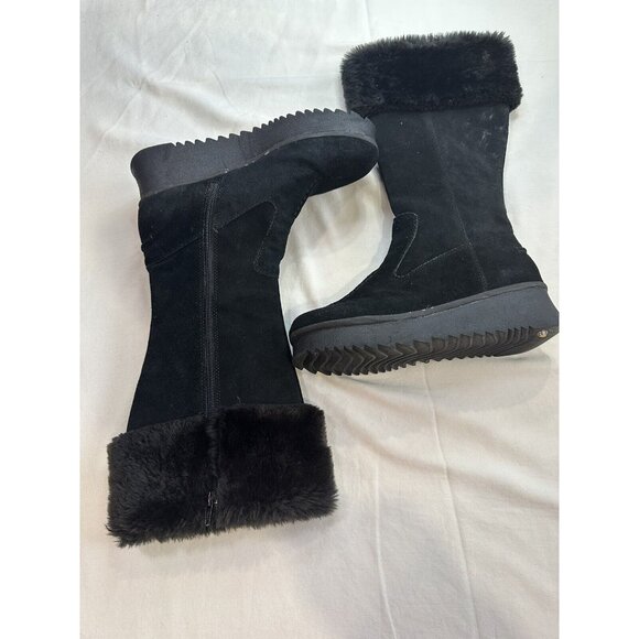 Dr. Scholl's Women's Builder Grey Knee High Suede Boots Size 8 - Picture 2 of 3